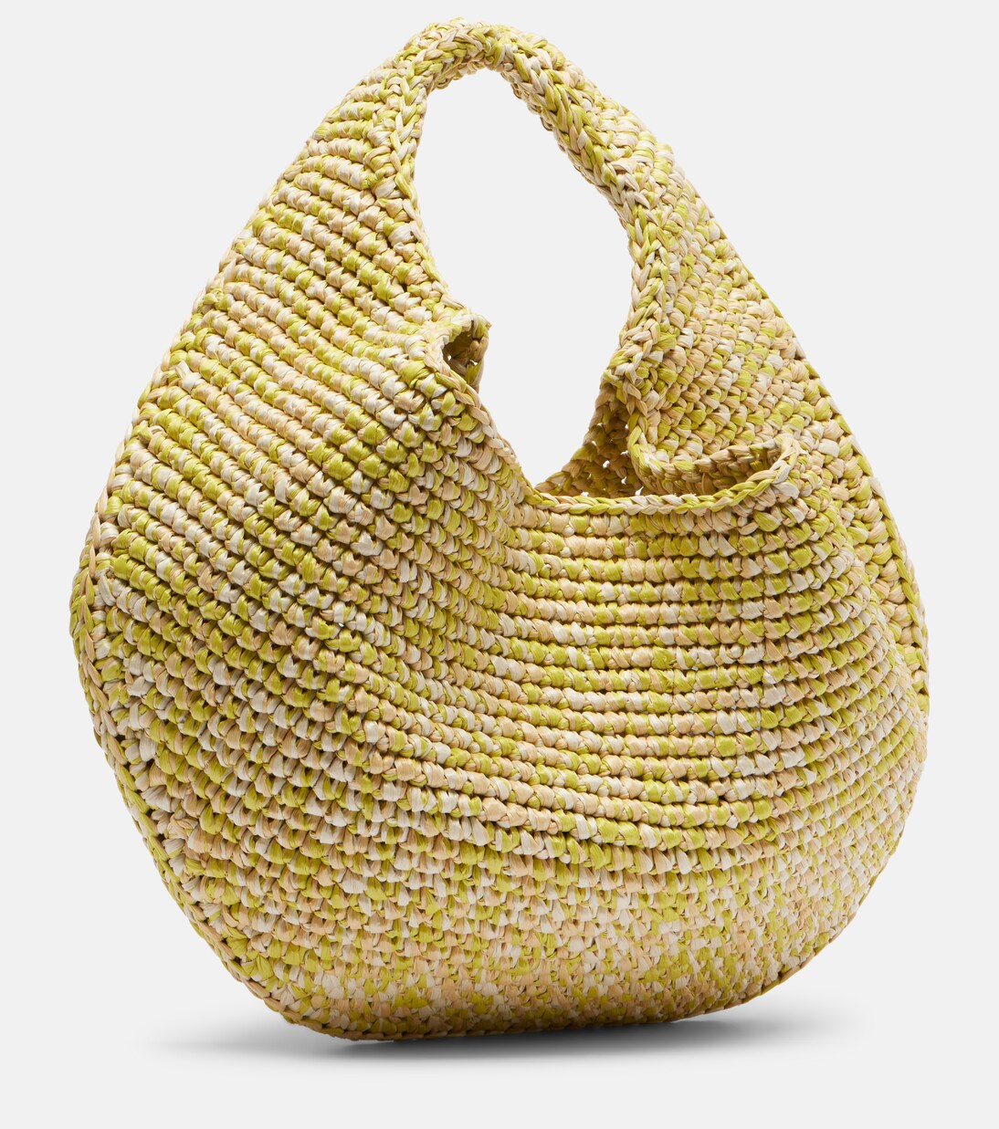 Olivia Medium raffia top-handle bag | Khaite