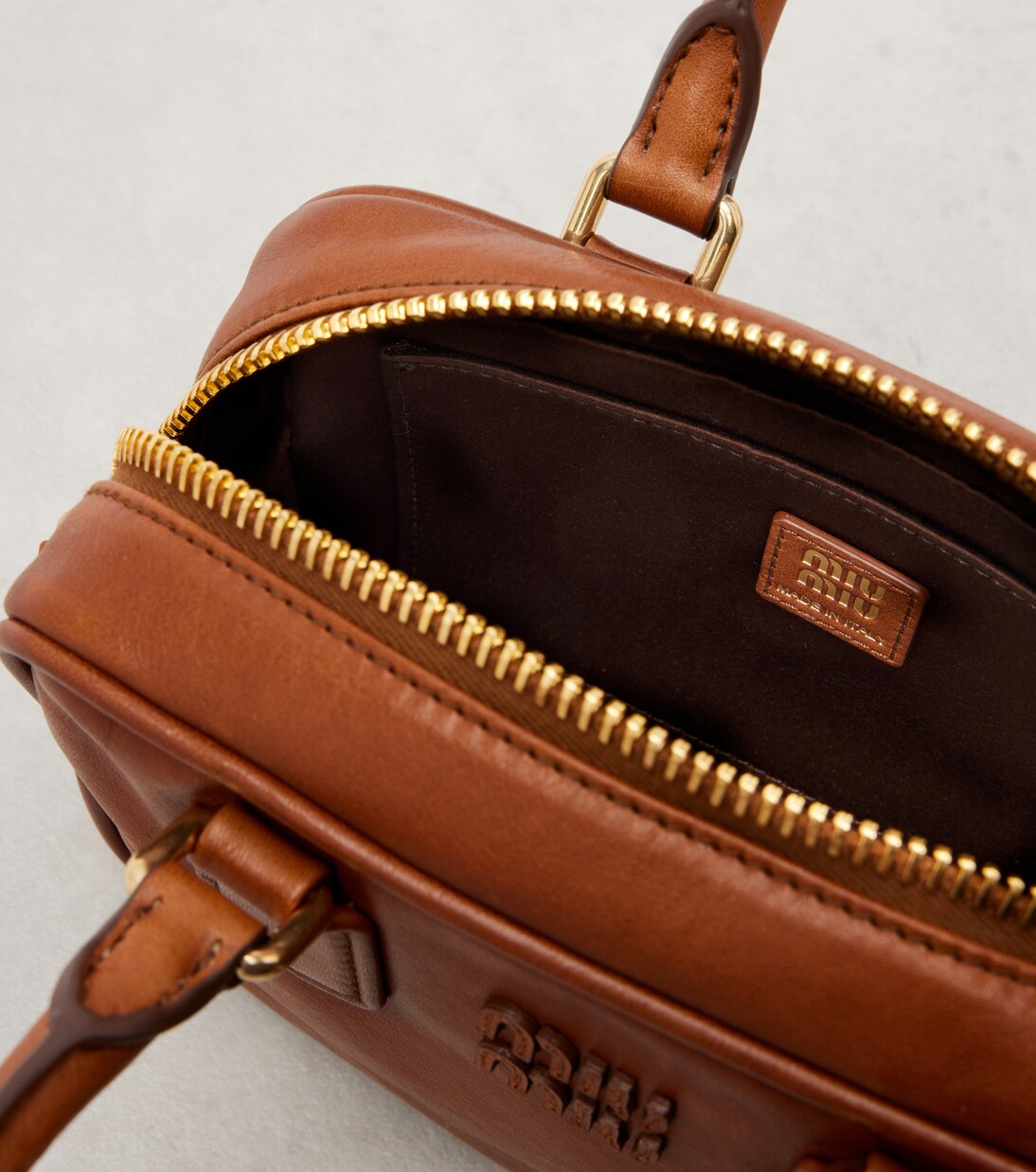 Sac à bandoulière Arcadie Small en cuir | Miu Miu