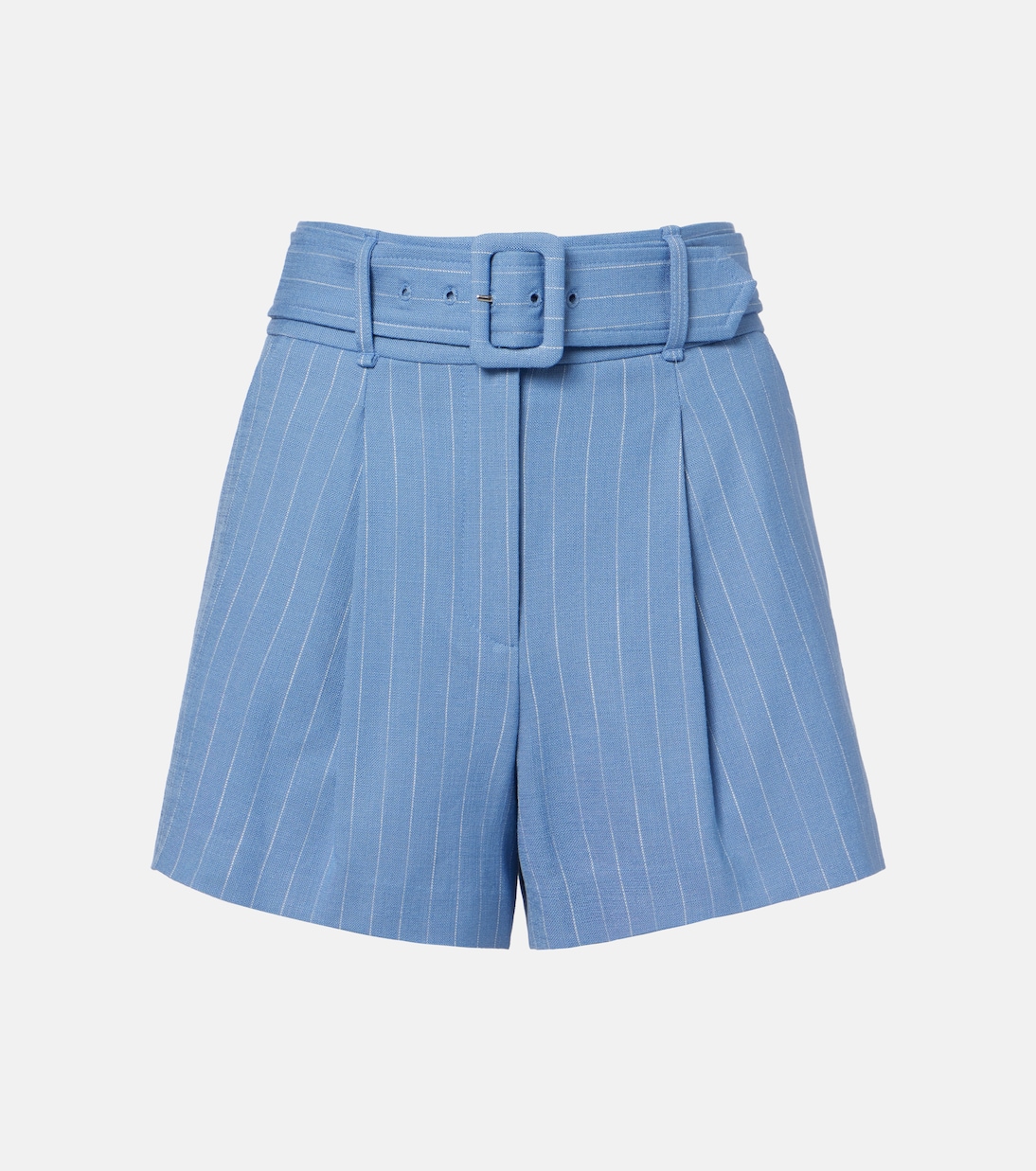 Shorts Piper de mezcla de lino a rayas | Veronica Beard