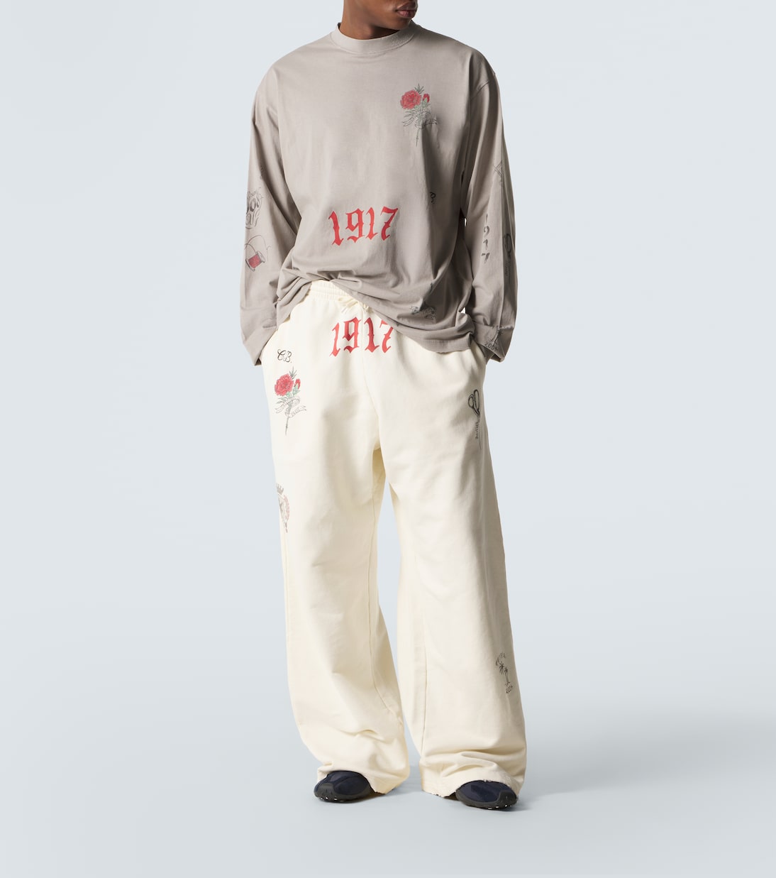 Bedruckte Jogginghose aus Baumwolle | Balenciaga