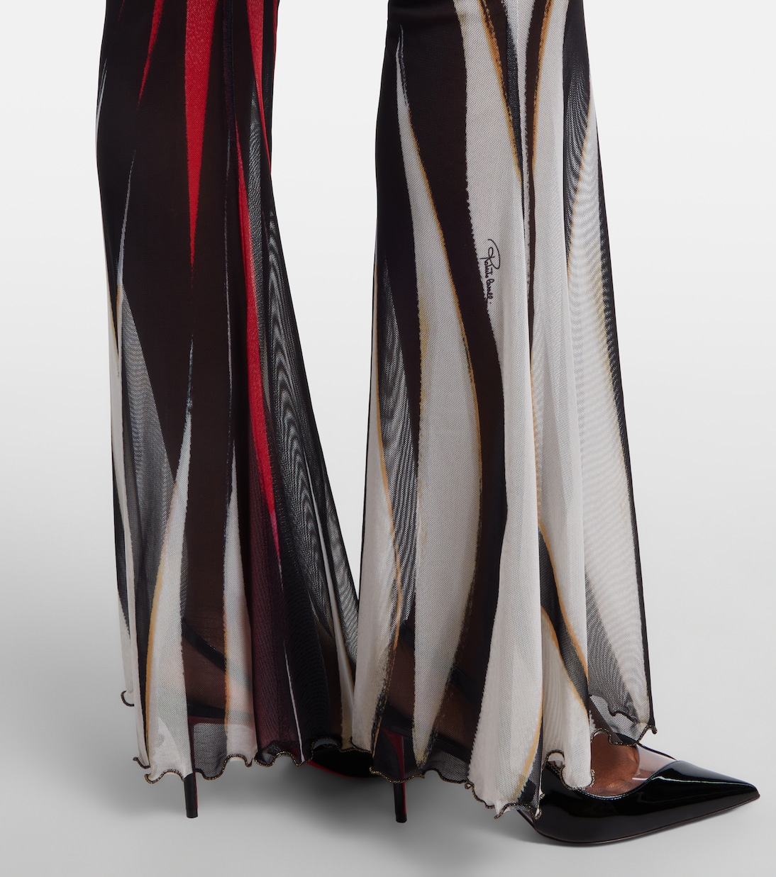 Pantalon évasé à imprimé | Roberto Cavalli