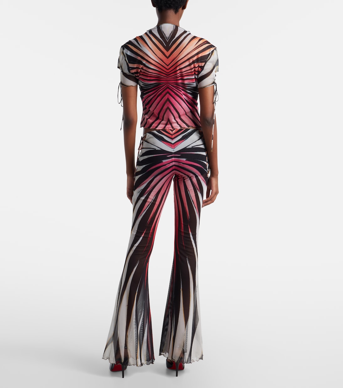 Pantalon évasé à imprimé | Roberto Cavalli