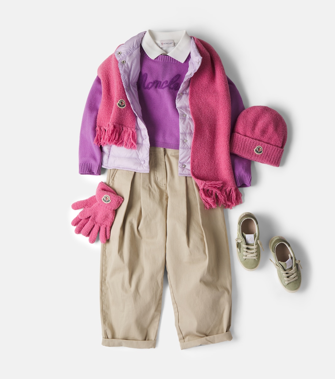 Logo wool and cashmere sweater | Moncler Enfant