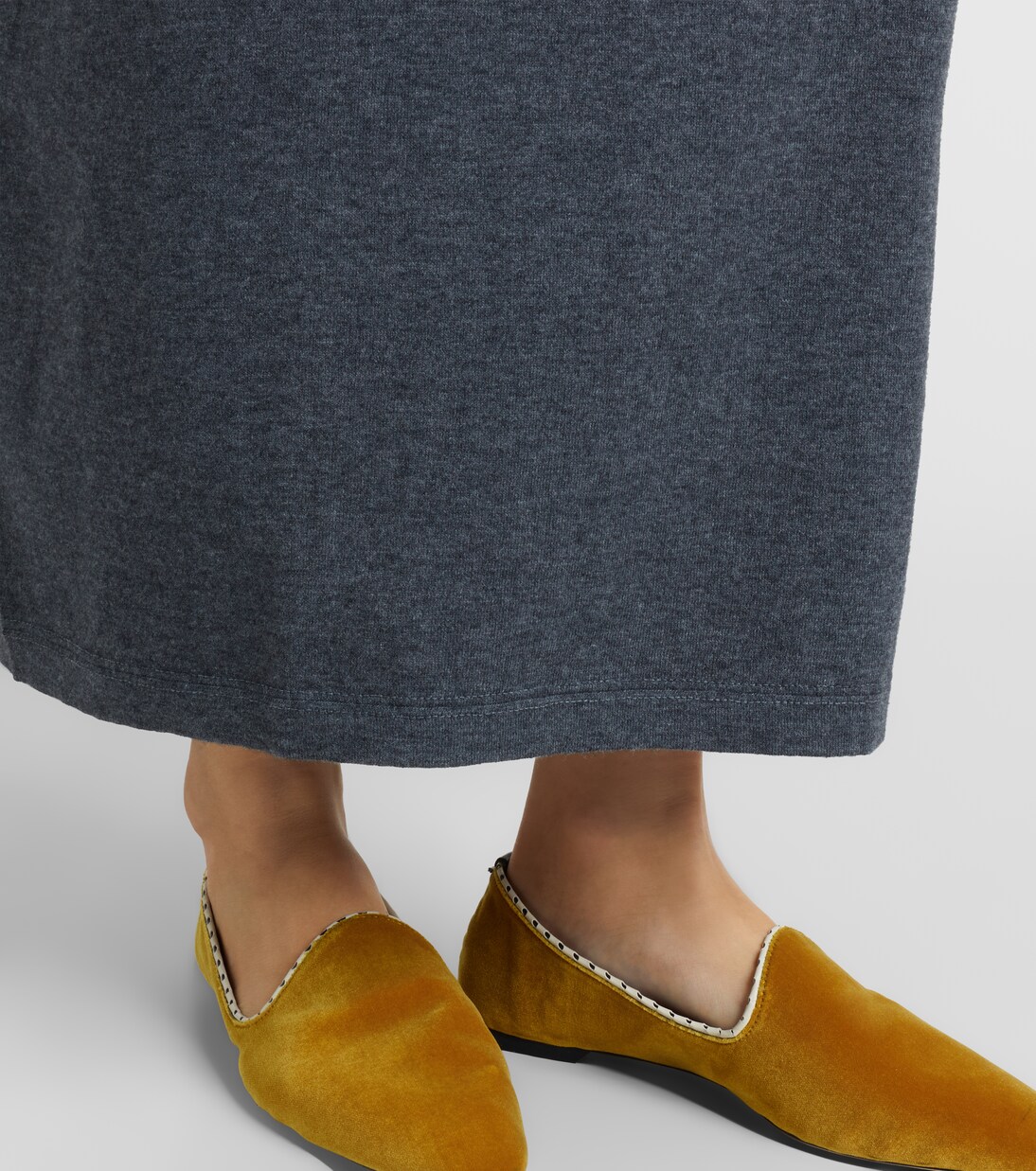N°321 Kris cotton and cashmere maxi dress | Extreme Cashmere