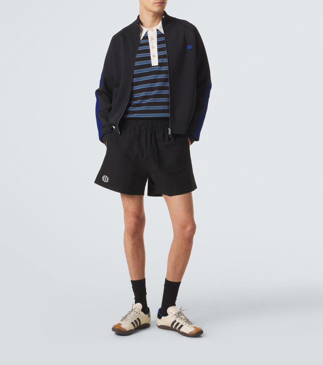 Tide zip-up cardigan | Wales Bonner