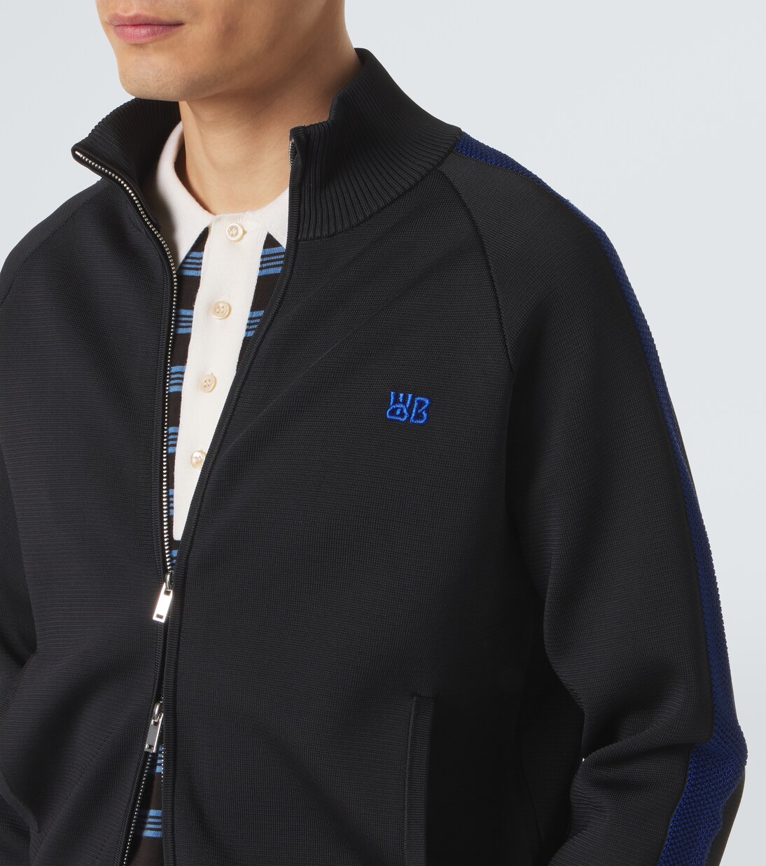 Tide zip-up cardigan | Wales Bonner