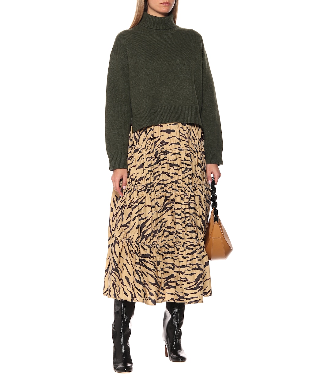 Allegra leather knee-high boots | Rejina Pyo