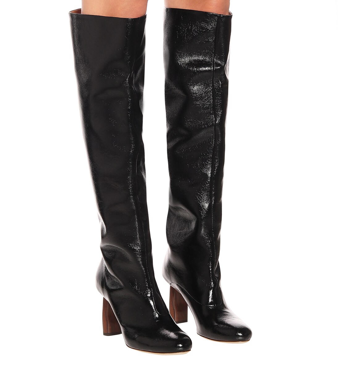 Allegra leather knee-high boots | Rejina Pyo