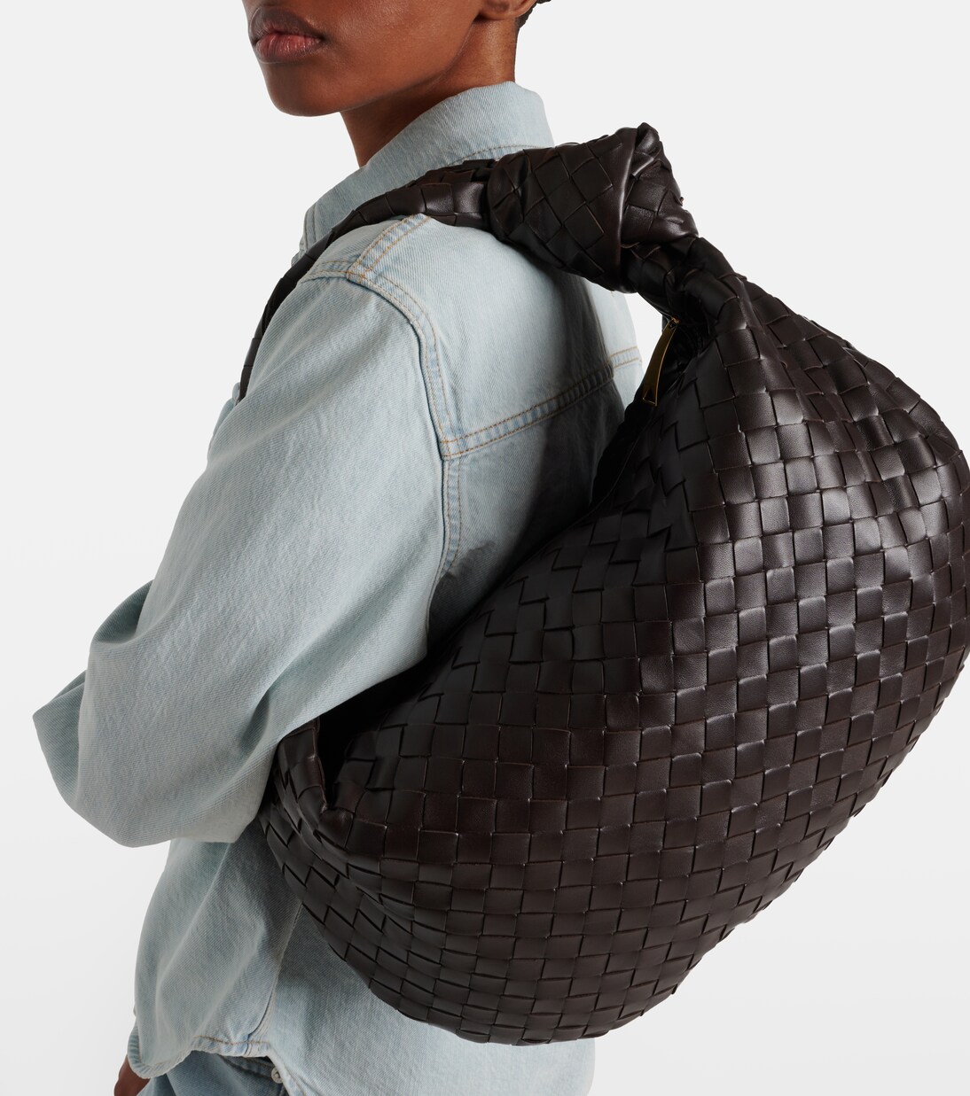 Jodie Intrecciato leather tote bag | Bottega Veneta