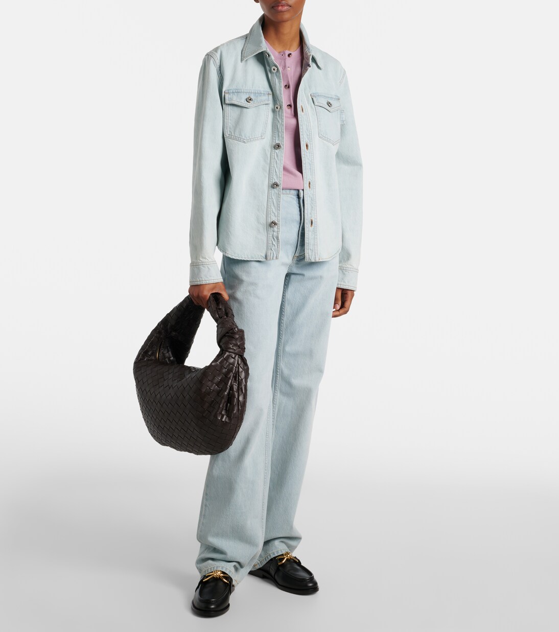 Jodie Intrecciato leather tote bag | Bottega Veneta