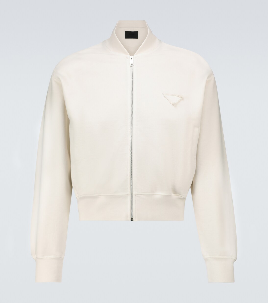 Garment-dyed cotton bomber jacket | Prada