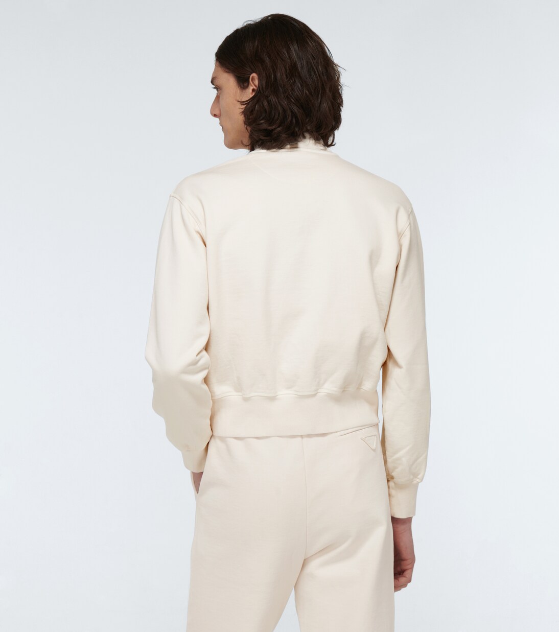 Garment-dyed cotton bomber jacket | Prada