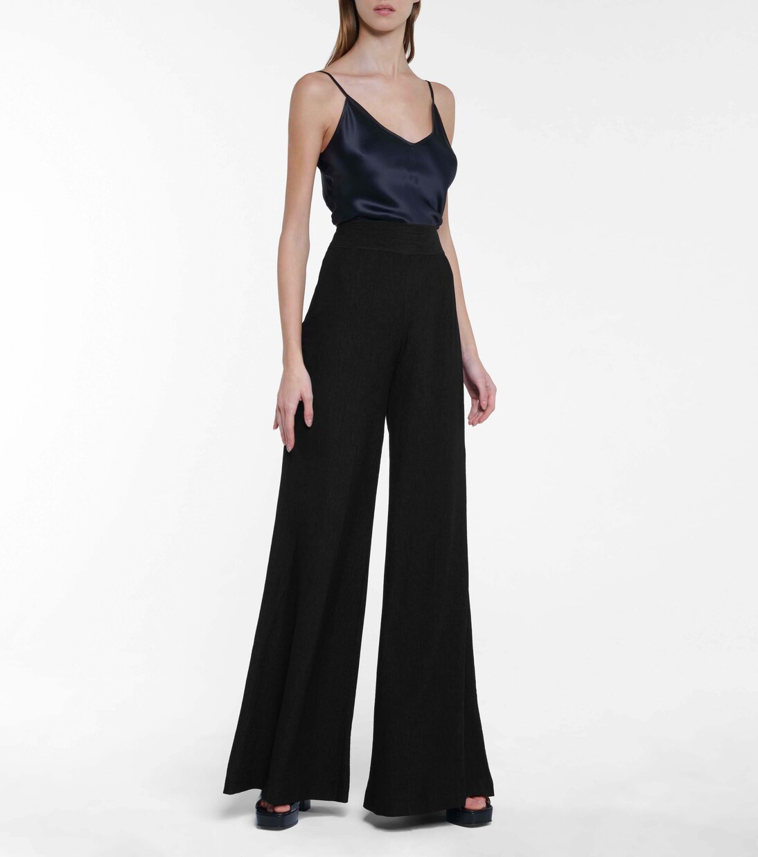 Pantalon ample Piazza à taille haute | Galvan