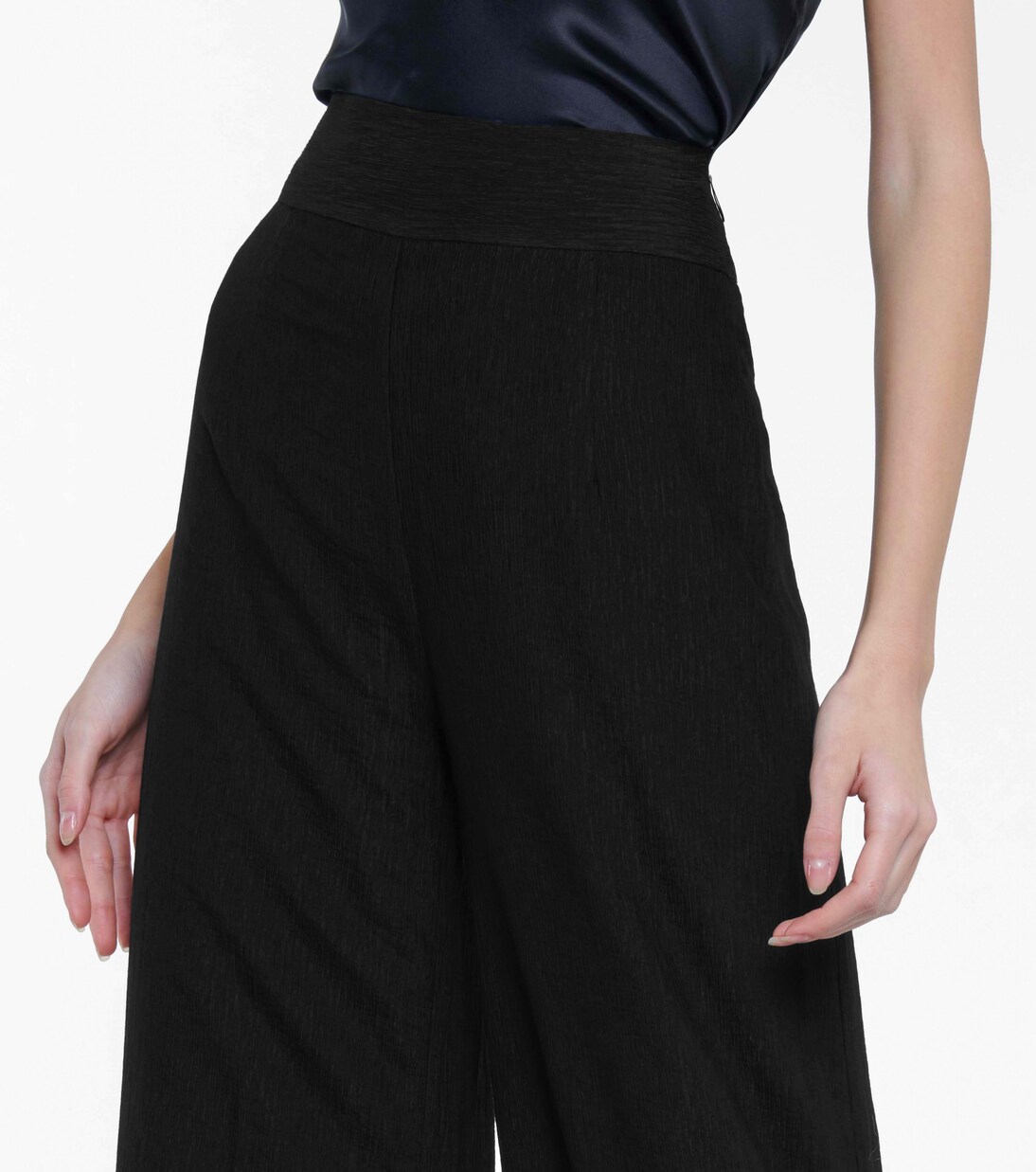 Pantalon ample Piazza à taille haute | Galvan