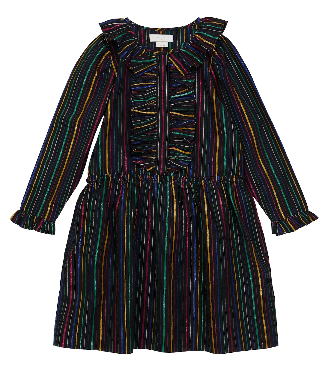 Robe rayée en coton mélangé | Stella McCartney Kids