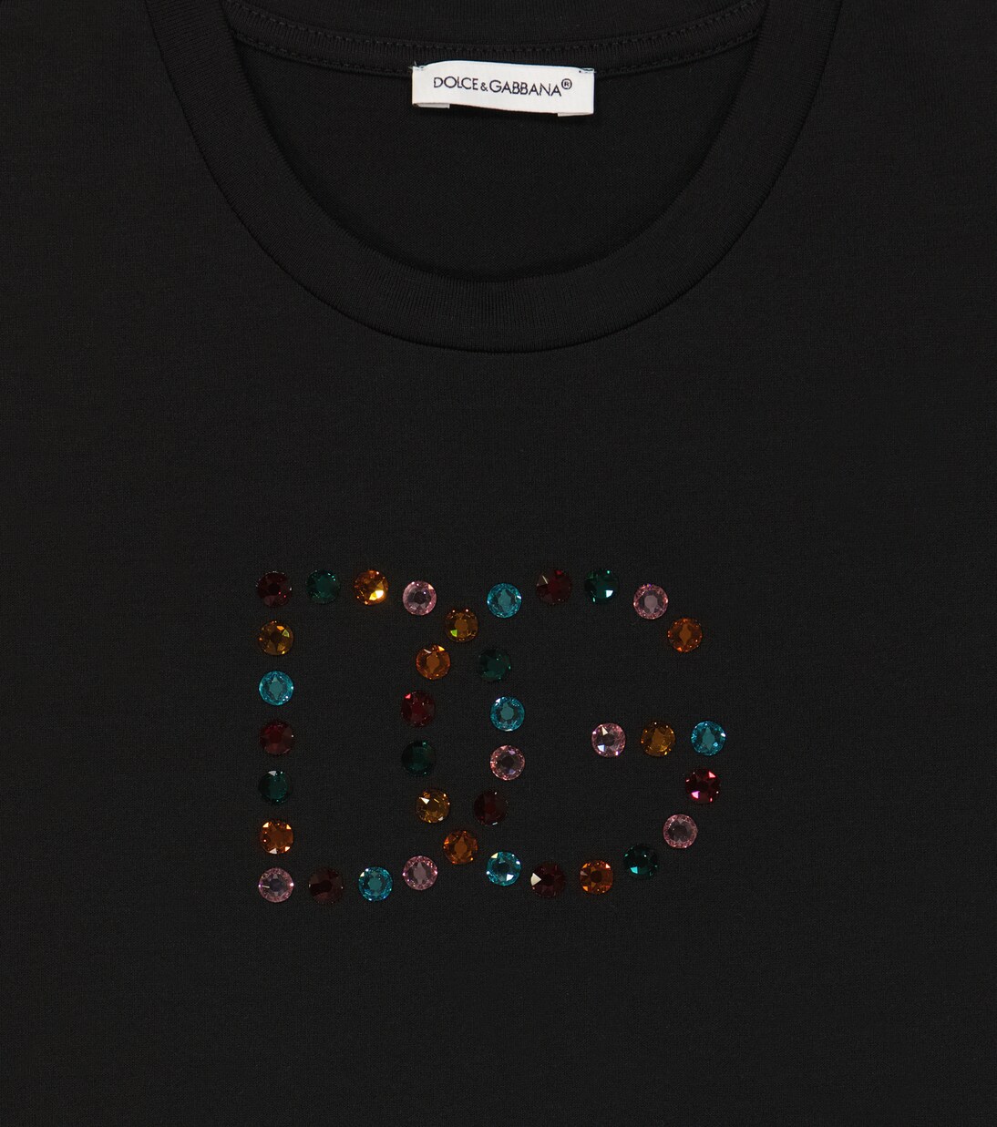 Embellished cotton T-shirt | Dolce&Gabbana Kids