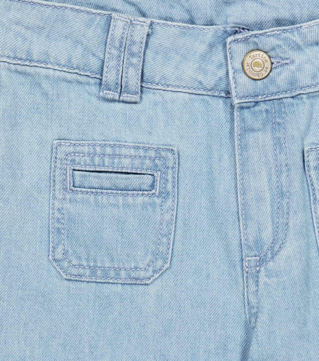 Jean évasé à taille mi-haute | Tartine et Chocolat