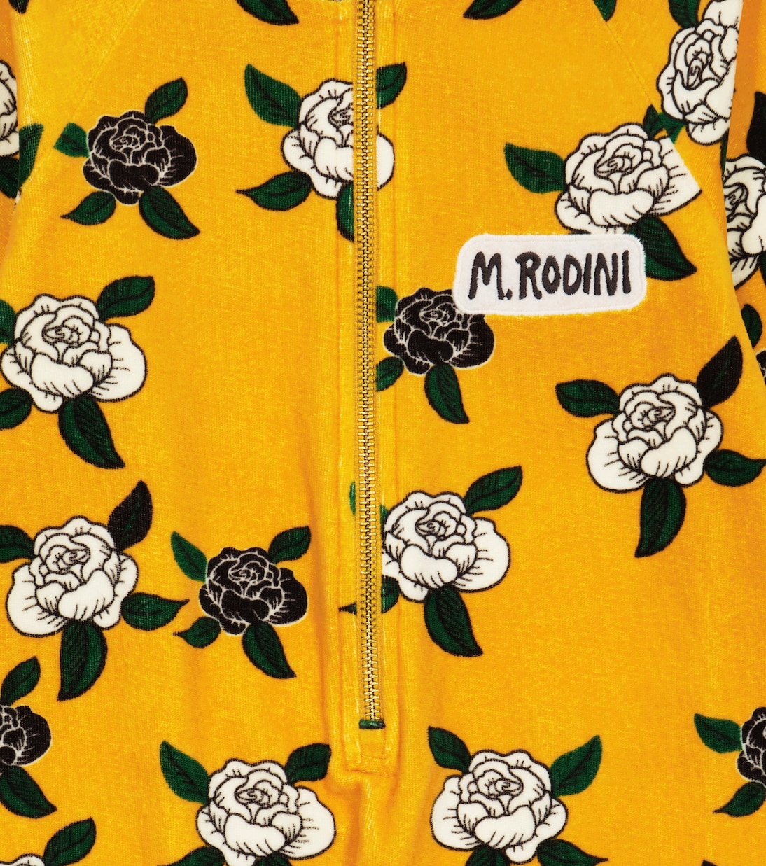 Printed velvet onesie | Mini Rodini