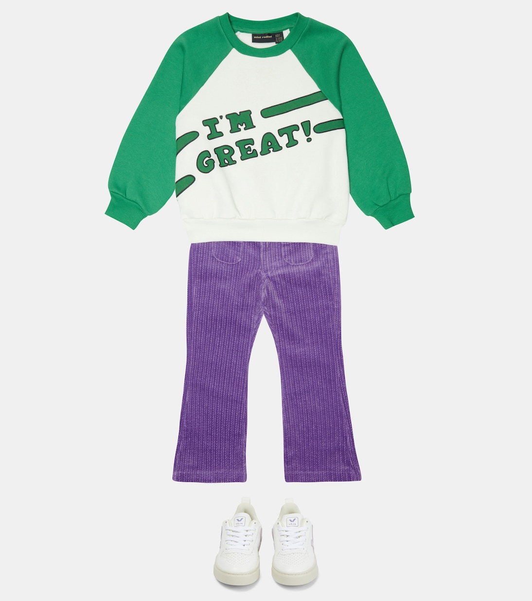 Sweat-shirt imprimé en coton | Mini Rodini