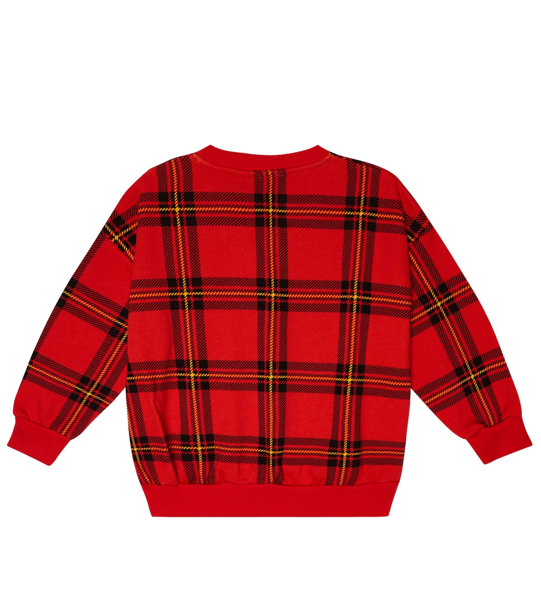 Checked cotton sweatshirt | Mini Rodini