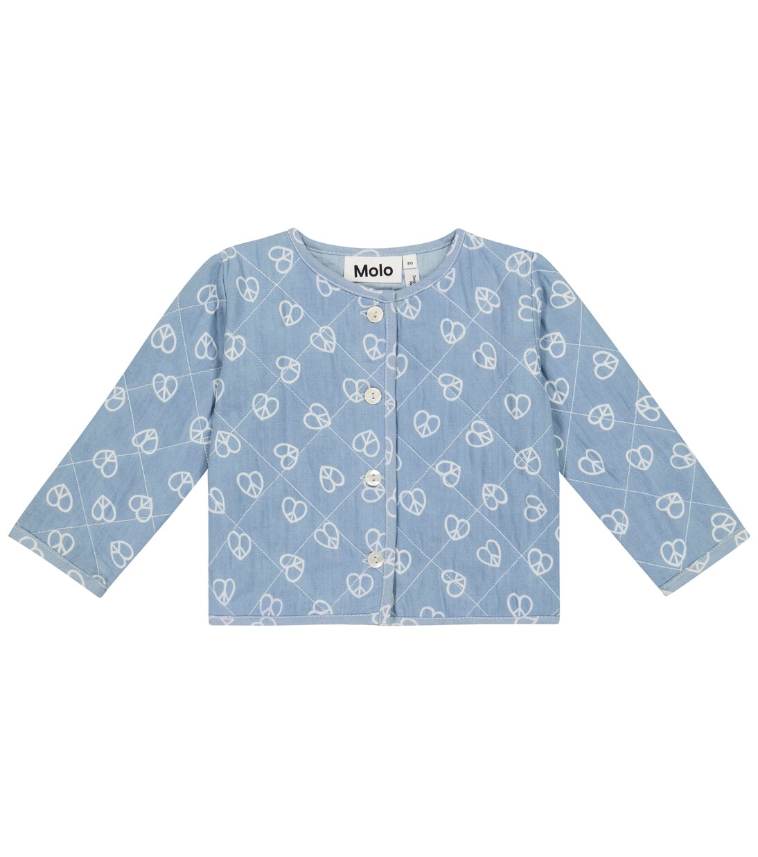 Baby Heaven quilted cotton jacket | Molo