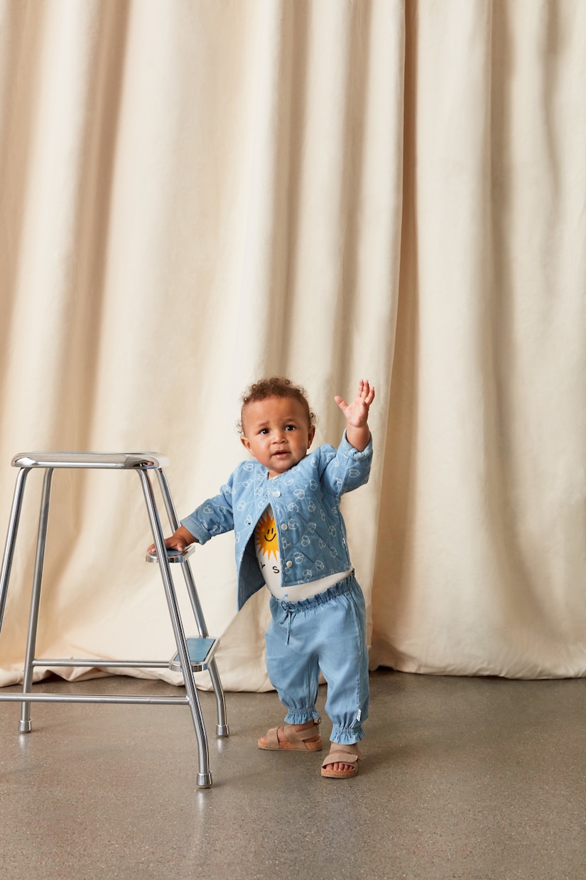 Baby Heaven quilted cotton jacket | Molo