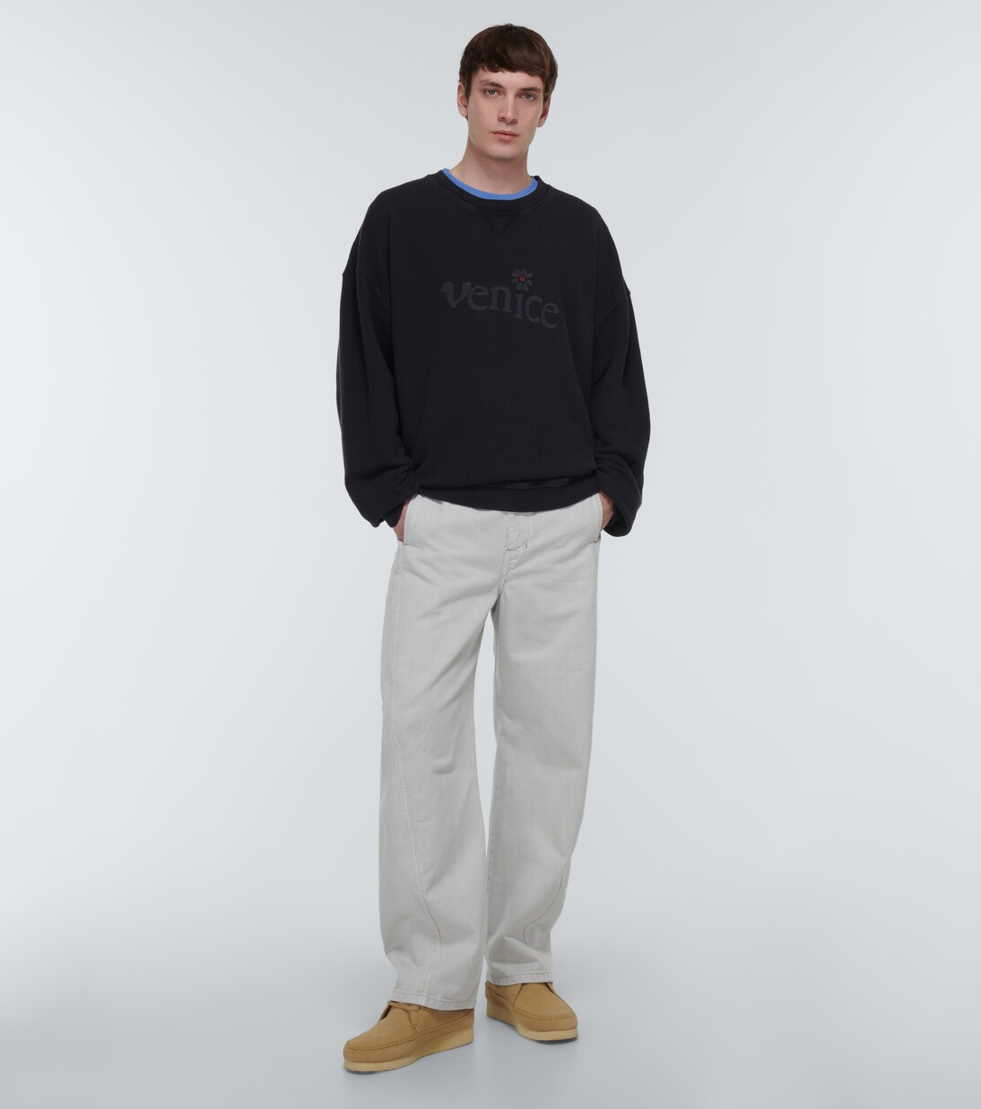 Printed cotton fleece sweatshirt | ERL