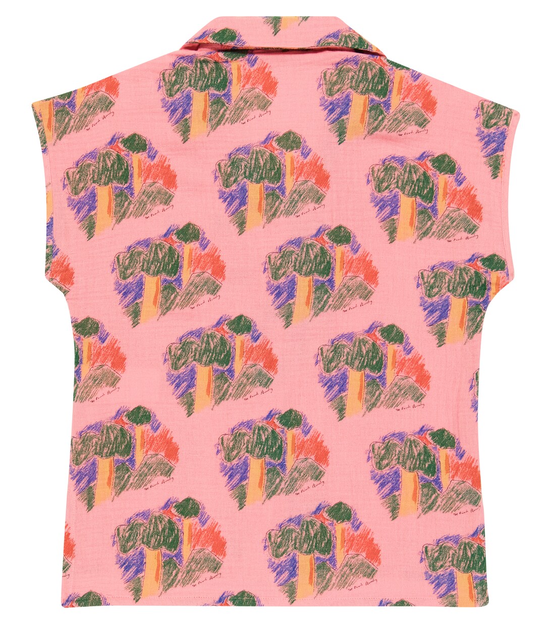 Kangaroo printed cotton top | The Animals Observatory