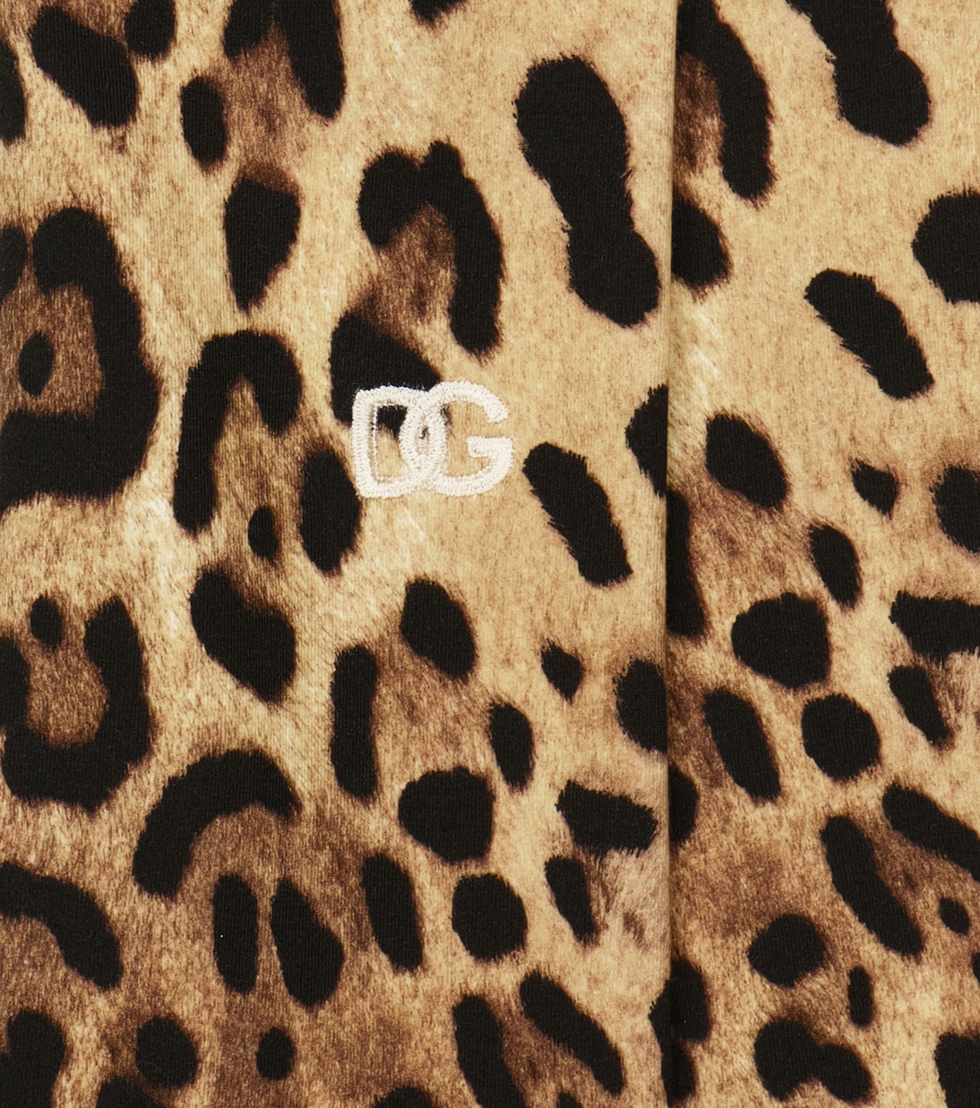 Baby leopard-print cotton-blend leggings | Dolce&Gabbana Kids