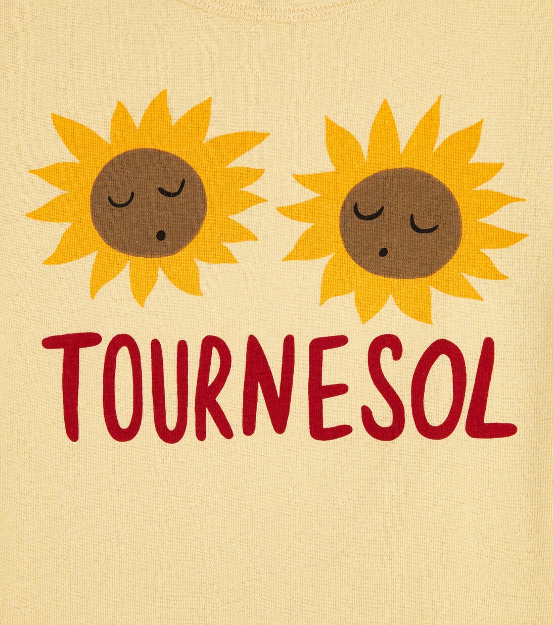 Tournesol printed cotton T-shirt | Jellymallow