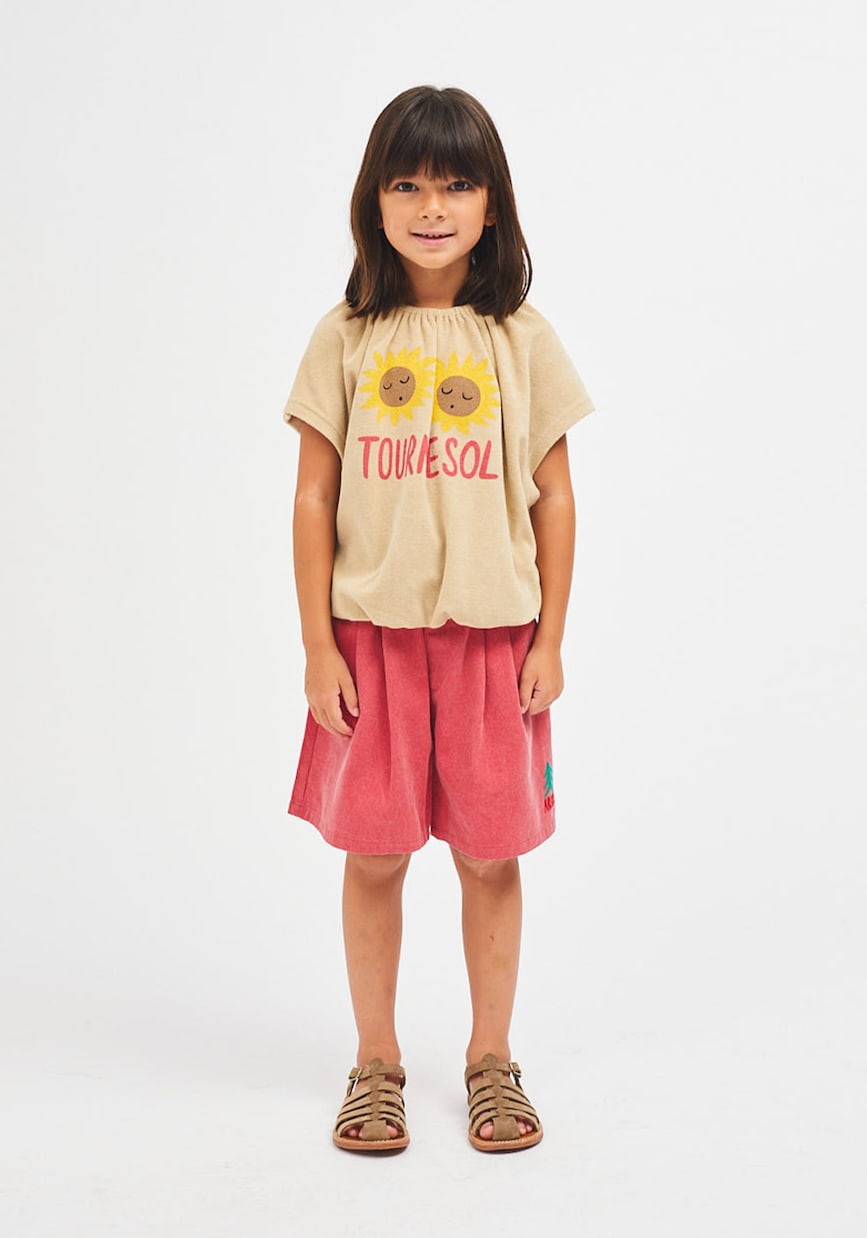 Tournesol printed cotton T-shirt | Jellymallow