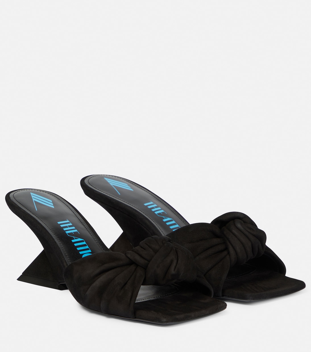 Pantoletten Duse aus Veloursleder | The Attico