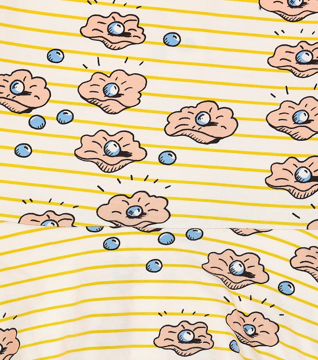 Seashell cotton dress | Mini Rodini