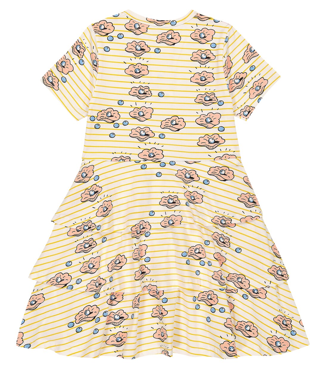 Seashell cotton dress | Mini Rodini