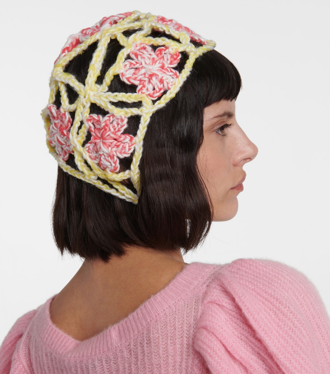 Crochet floral wool hat | Susan Fang