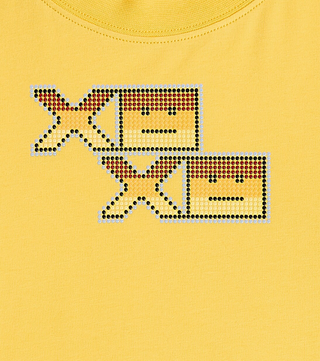 Face cotton jersey T-shirt | Acne Studios Kids