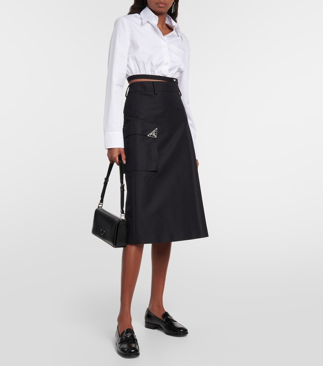 Penny leather loafers | Prada