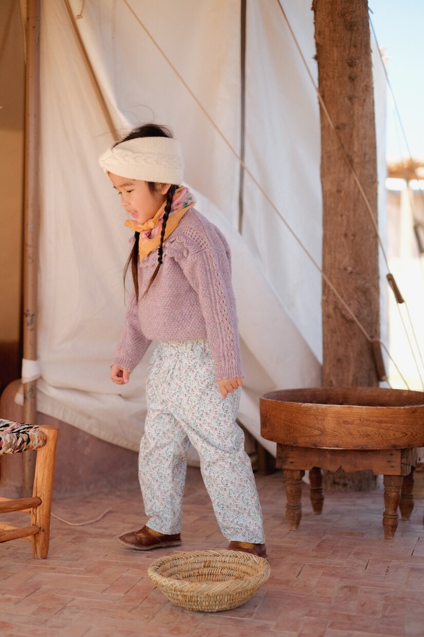 Bedruckte Hose Nima aus Cord | Louise Misha