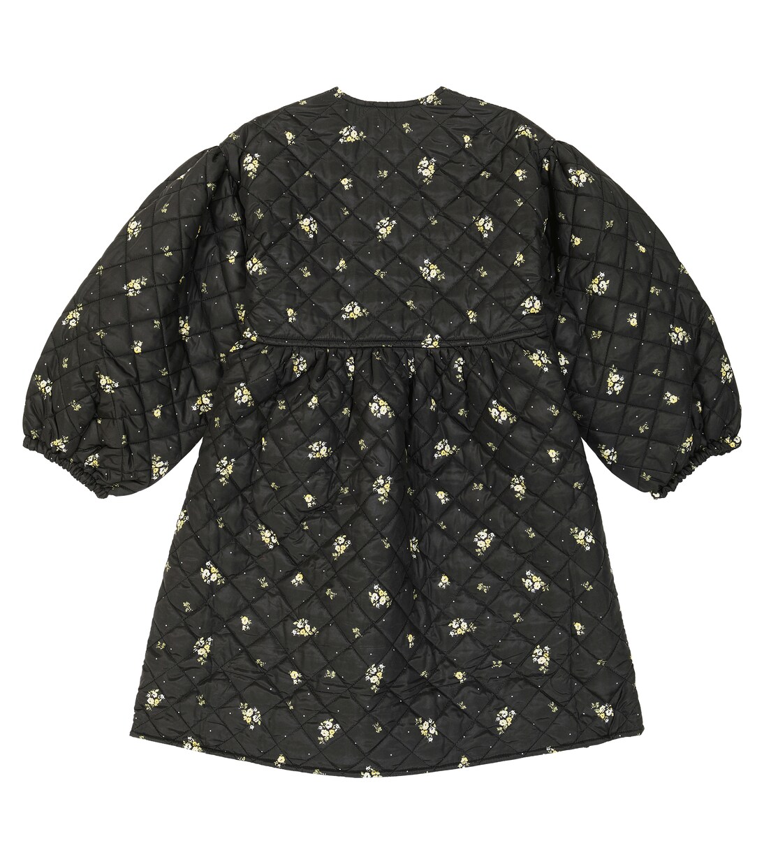 Yoko floral padded wrap dress | C'era Una Volta