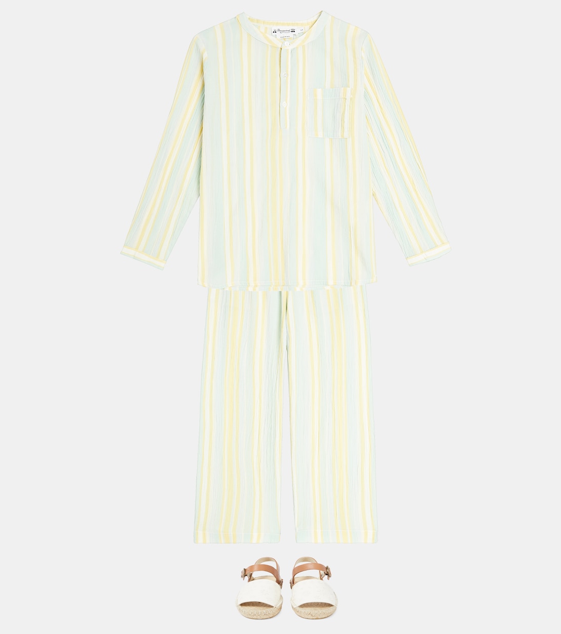 Aloise striped cotton pants | Bonpoint