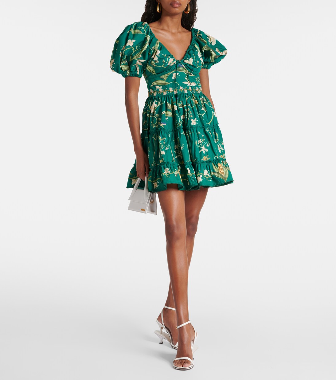 Robe Manzanilla Esmeralda en coton | Agua by Agua Bendita