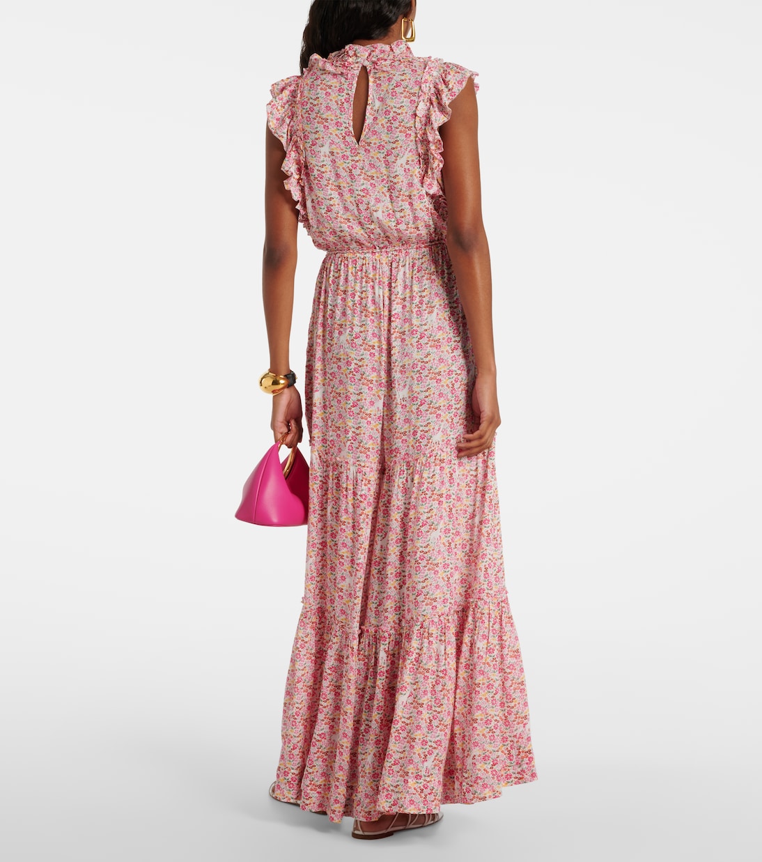 Belene floral ruffled jumpsuit | Poupette St Barth