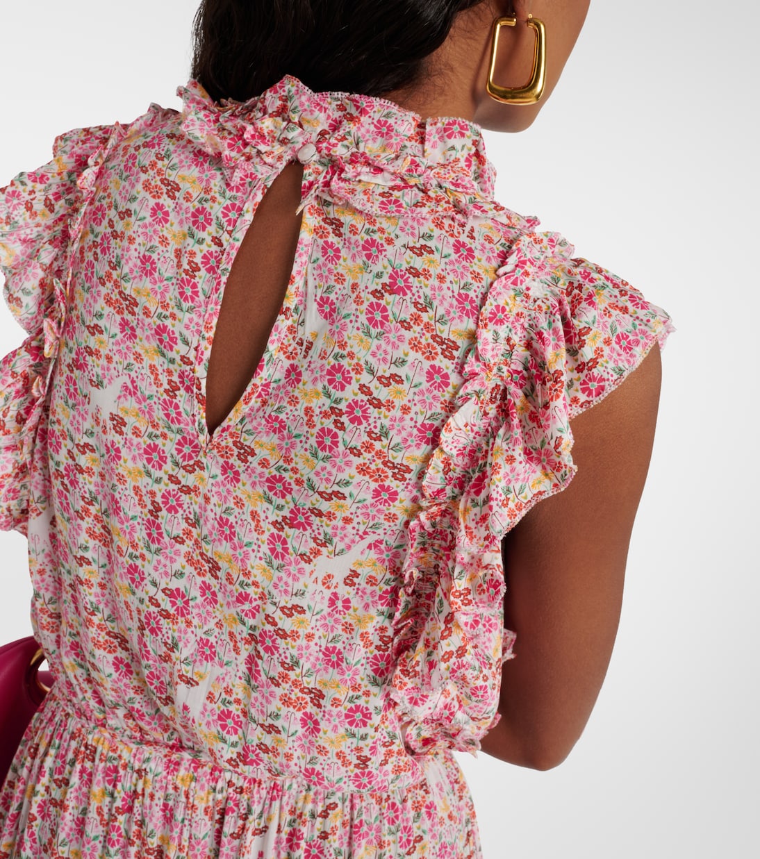 Belene floral ruffled jumpsuit | Poupette St Barth