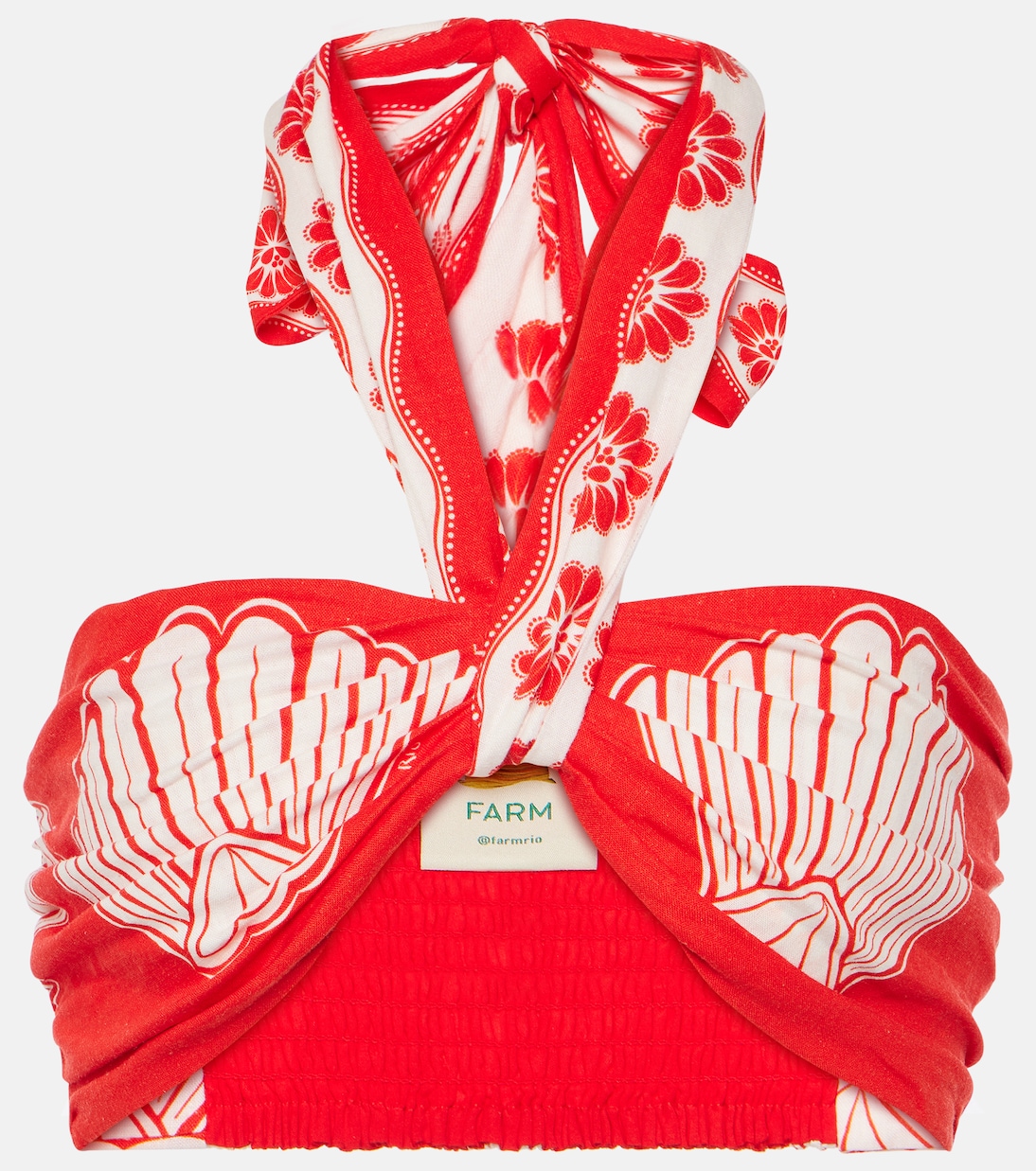 Bralette Red Ainika Shell | Farm Rio