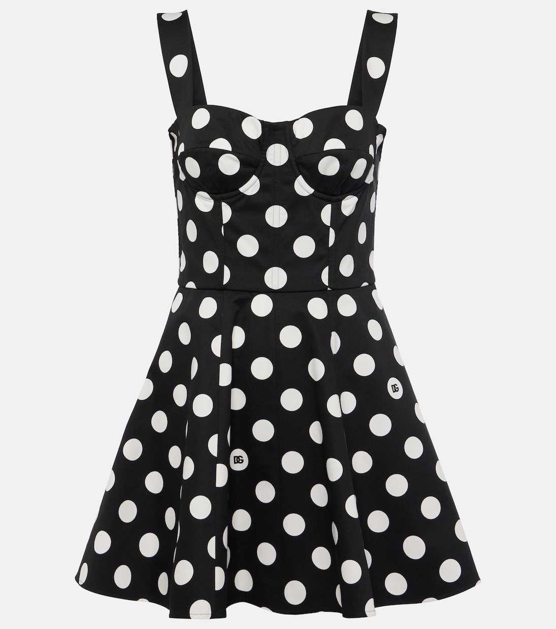 Minikleid aus einem Baumwollgemisch | Dolce&Gabbana