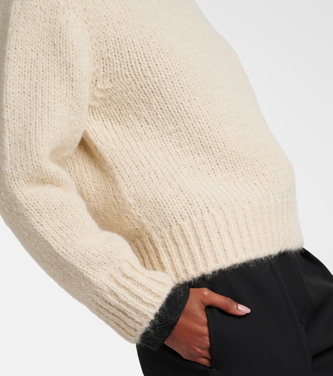 Pull en alpaga et mohair mélangés | Jil Sander