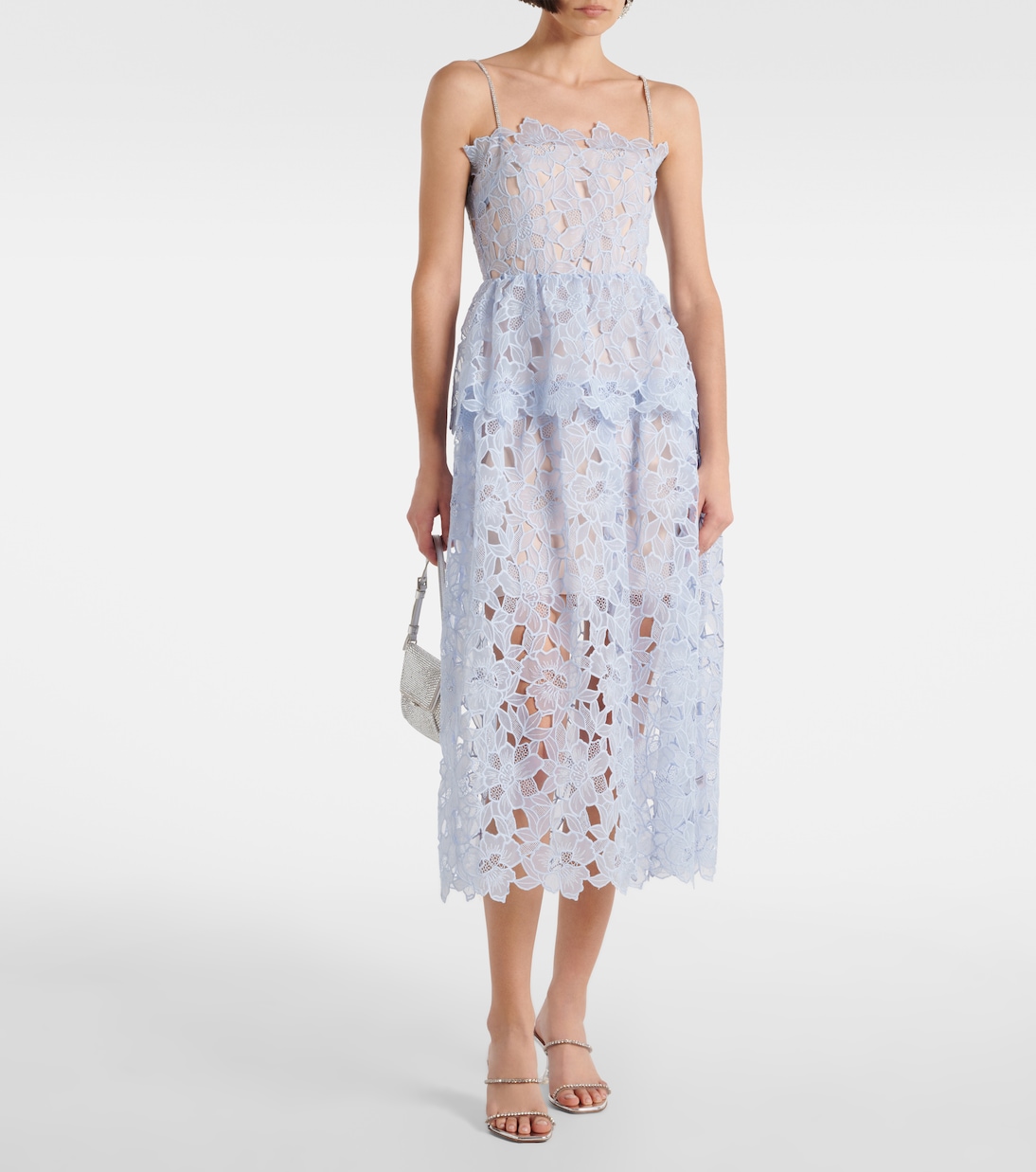 Midikleid aus Spitze | Self-Portrait