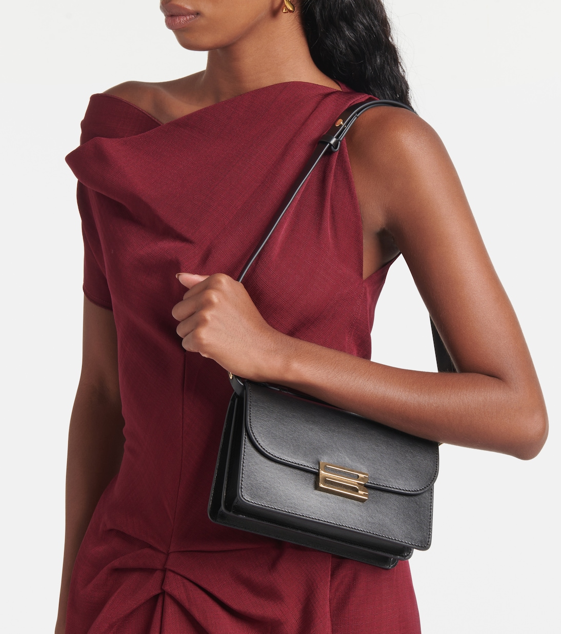 Mini leather shoulder bag | Victoria Beckham