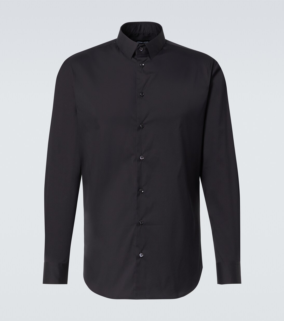 Cotton-blend poplin shirt | Giorgio Armani