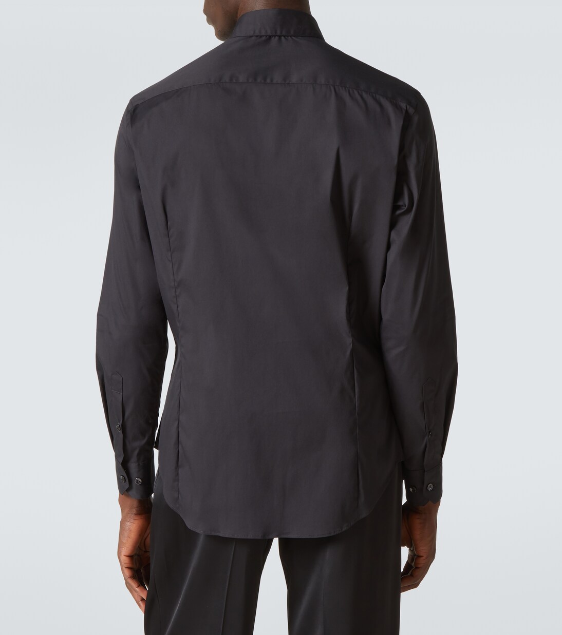 Cotton-blend poplin shirt | Giorgio Armani